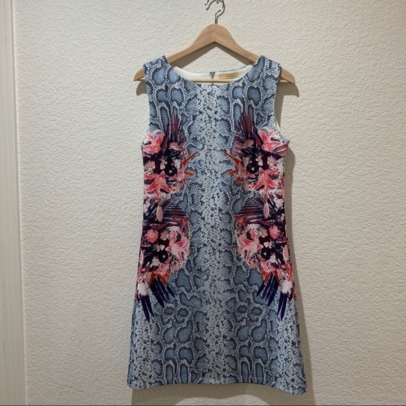 ELISA Immagine Shift Dress Small Sleeveless Unique - Picture 2 of 12